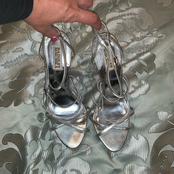 Badgley Mishka platform strappy heels - Picture 2 of 4